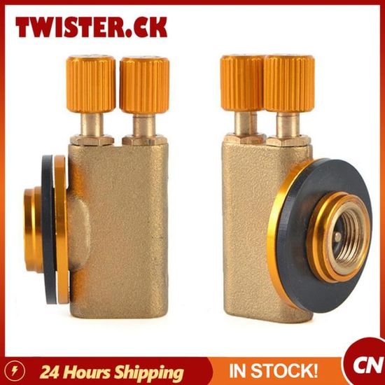 Adaptateur de Cuisinière à Gaz Extension Tube de 44 Cm pour Réservoir de Bouteilles de Camping Extérieur