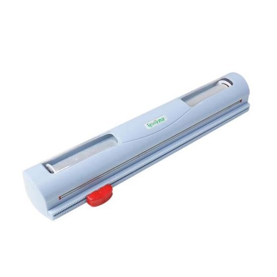 Distributeur de papier alimentaire avec cutter coulissant réglable et