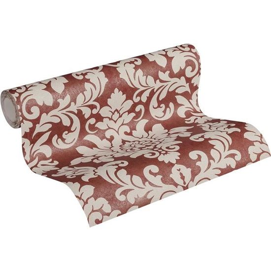 Papier Peint Erismann Timeless 10070-31 - Gris, Damas Intissé 0.53x10.05m, Neuf