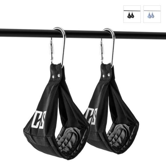 Capital Sports Armlug Ab Slings Sangles mousquetons en métal 120 kg max