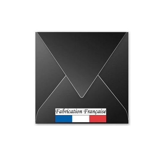 Enveloppe noire carrée 16.5cm (x20) REF/5873 - Cdiscount Beaux-Arts et  Loisirs créatifs