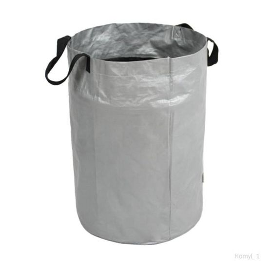 Jiawu Grand Sac à Feuilles De Jardin étanche Avec Poignées De Transport