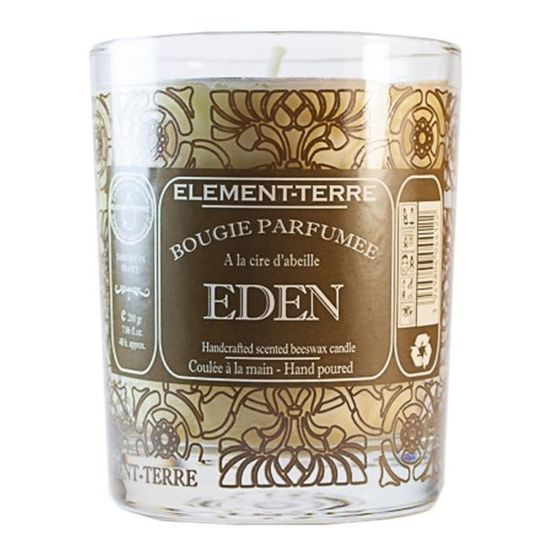 ELEMENT-TERRE Bougie Parfumée 200 G, 50 Heures De Parfum Sous