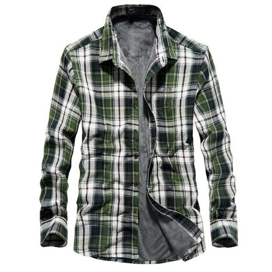 Chemise treillis homme discount