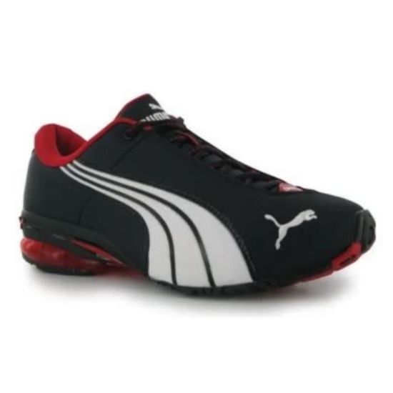 Baskets Homme Puma Noir et Rouge Noir Cdiscount Chaussures