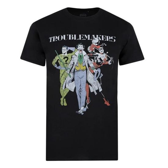 Batman T shirt ORIGINAL GANG Noir Cdiscount Pr t Porter