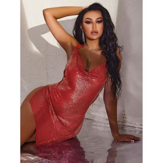 Robe D'été Sans Bretelles Femme - Dos Nu Style Y2K Trapèze