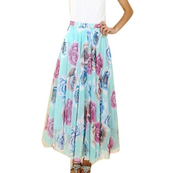 Jupe Colorée Desigual - Taille S, Motif Floral Multicolore, Taille élastiquée, Très Bon état