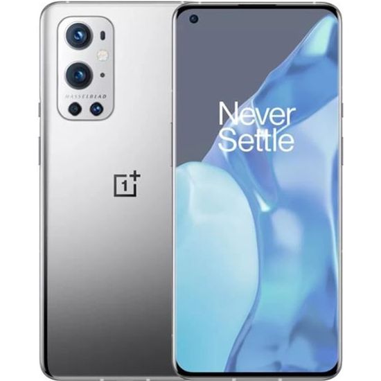 OnePlus 9 Pro 12Go Ram 256Go Argent Morning Mist 5G Snapdragon 888 Photo Hasselblad 50MP 65W