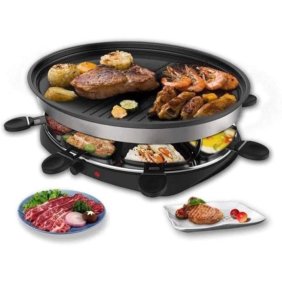 Barbecue Électrique Sans Fumée, Grill Electrique de Table avec Contrôle de la Température et