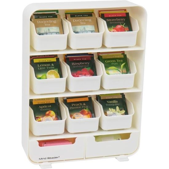 Boîte De Rangement Acrylique Pour Sucre Et Sachets De Thé - Organisateur Bar Café
