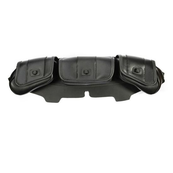 BID4ZE Sacoche De Carénage 3 Poches Pour Harley Electra Street Tri Glide 2014-2023