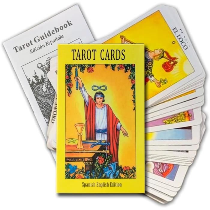 Kiuiom Tarot Jeu De Tarot Divinatoire Kiuiom - 78 Cartes Classiques Avec Guide Électronique