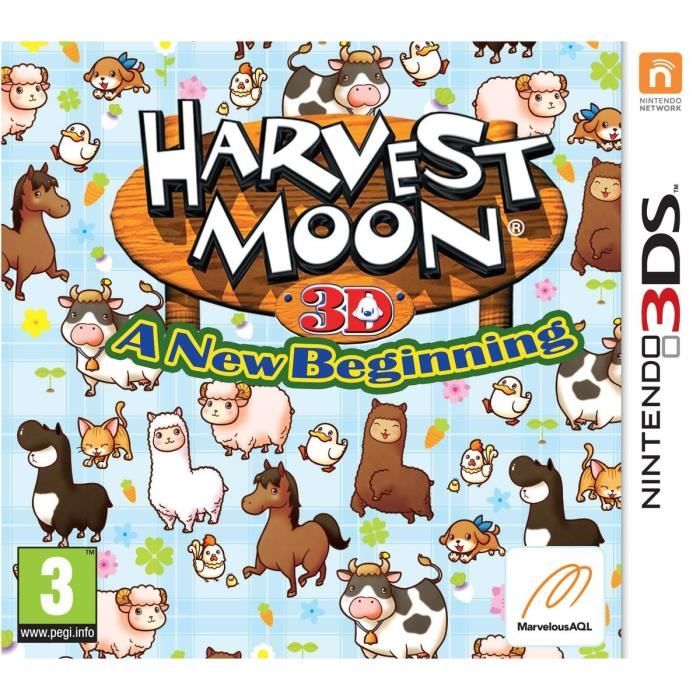 Just For Games Harvest Moon A New Begining Jeu 3DS