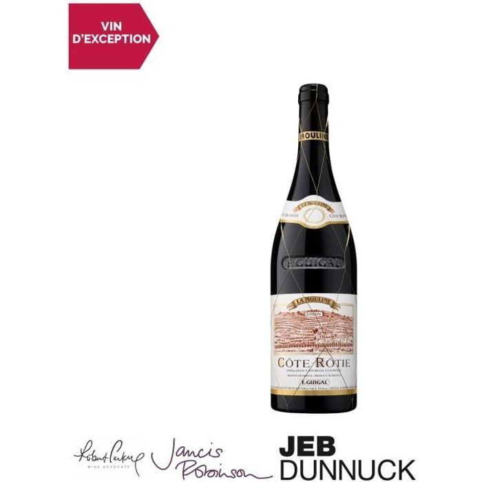 Côte Rôtie La Mouline Rouge 2016 - 75cl - Maison Guigal - Vin AOC Rouge de la Vallée du Rhône - 17.5-20 Jancis Robinson - Cépages