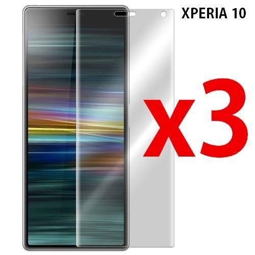 X3 VERRE TREMPE POUR SONY XPERIA 10