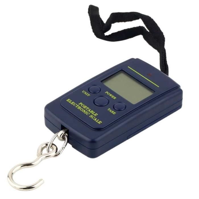Peson Electronique Digital Balance Pèse Bagage Valise Poisson 40kg 10gr Pêche[28]