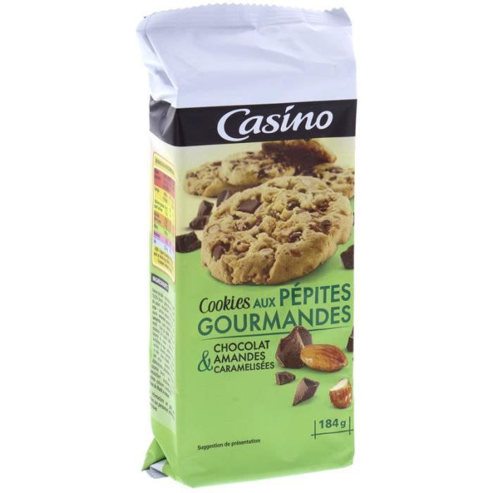 Cookies aux pépites gourmandes - Chocolat et amandes caramélisées - 184 g