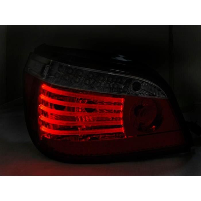 Paire de feux arriere BMW serie 5 E60 Berline 03-07 LED rouge blanc