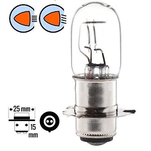 AMPOULE 12V 35/35W PX15D P22D T19 MOTO SCOOTER MOBYLETTE FEU PHARE AVANT PROJECTEUR LAMPE MOTONEIGE POSITION CROISEMENT ROUTE ECLAIR