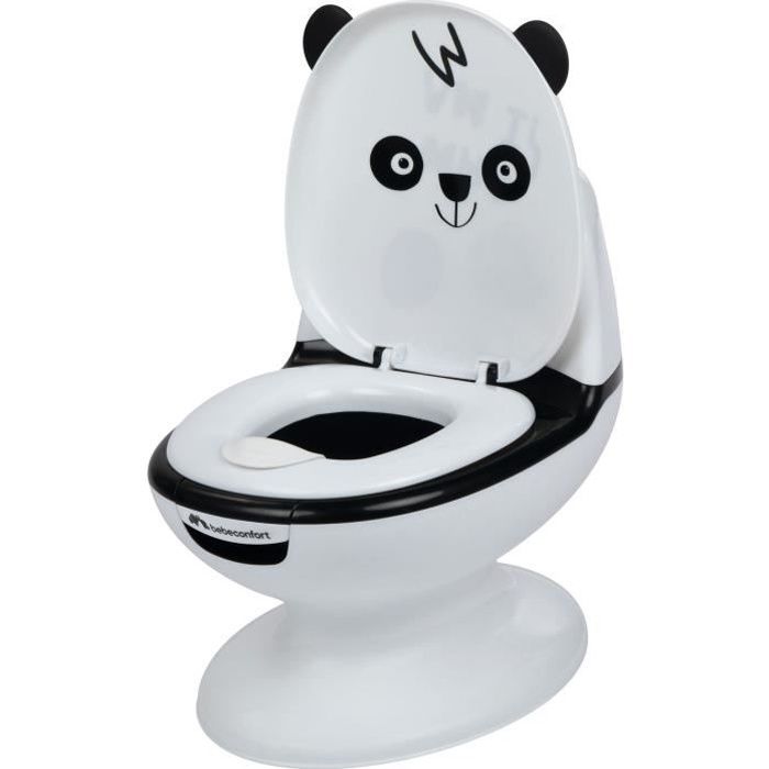 BEBECONFORT Mini toilette Panda, Pot avec bruit de chasse d'eau