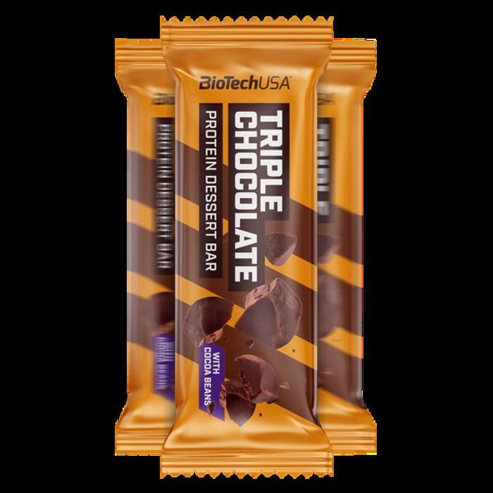 Barres protéinées Protein Dessert Bar - Triple Chocolate Boite de 20