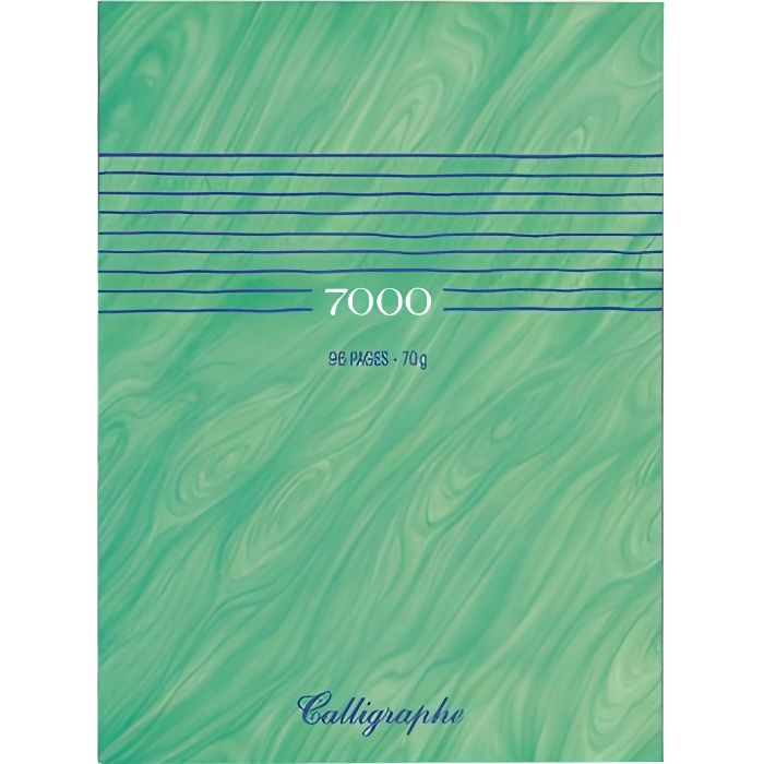 Cahier album dessin 24x32 70g uni blanc 96p