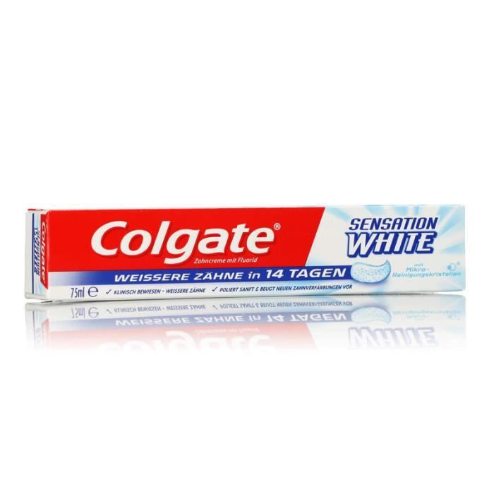 COLGATE Dentifrice Sensation White - 75ml