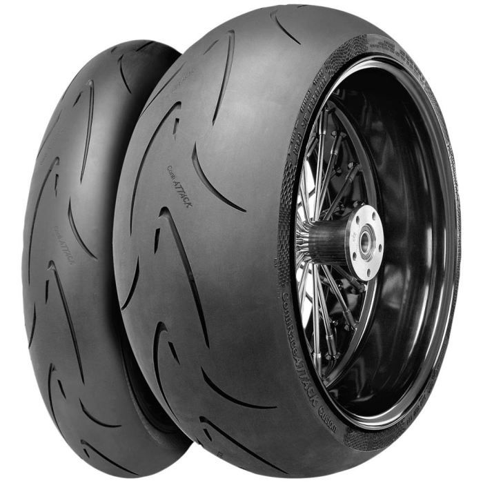 CONTINENTAL 120-70R17 58W ContiRaceAttack Comp. Endurance - Pneu Moto