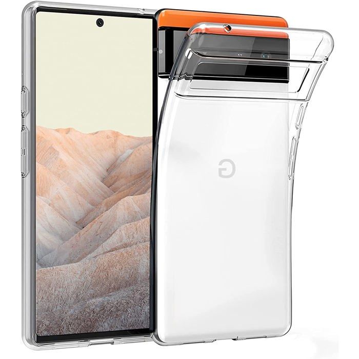 Coque Silicone Transparente Pour Google Pixel 6a Little Boutik®