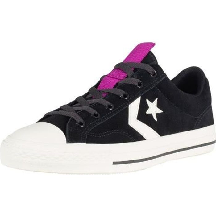 Converse Homme Baskets Star Player OX Suede, Noir