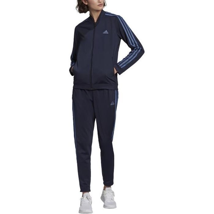 Adidas Survêtement pour Femme Essentials 3-Stripes Bleu