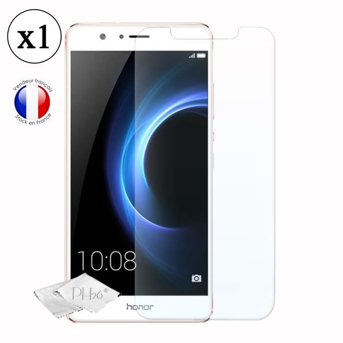 Huawei Honor 8S Film de protection d'écran en verre trempé haute transparence, ultra résistant, ultra slim, anti traces, pose facile