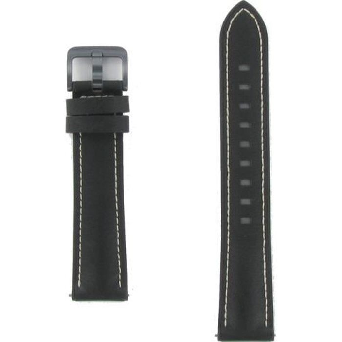 Original Samsung Galaxy Watch 20mm & Gear Sport Band Bracelet Cuir GP-R815 Noir