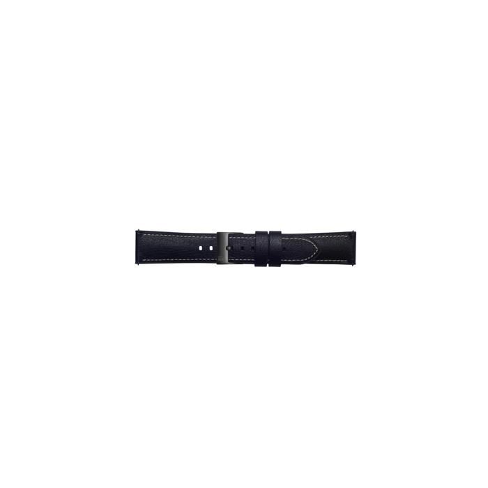 Original Samsung Galaxy Watch 20mm & Gear Sport Band Bracelet Cuir GP-R815 Noir