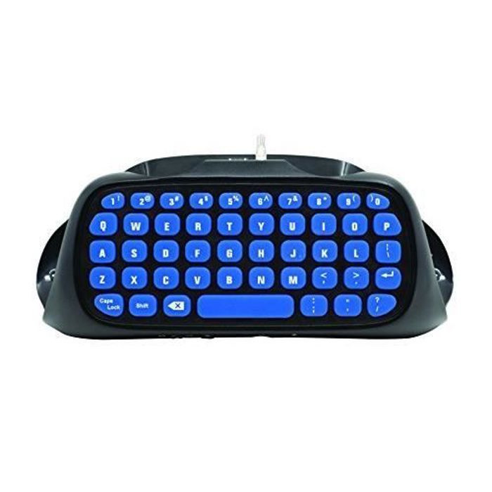 Snakebyte KEY: PAD - Attachable Wireless Keyboard for your PlayStation 4 Controller - Game Pad - QWERTY