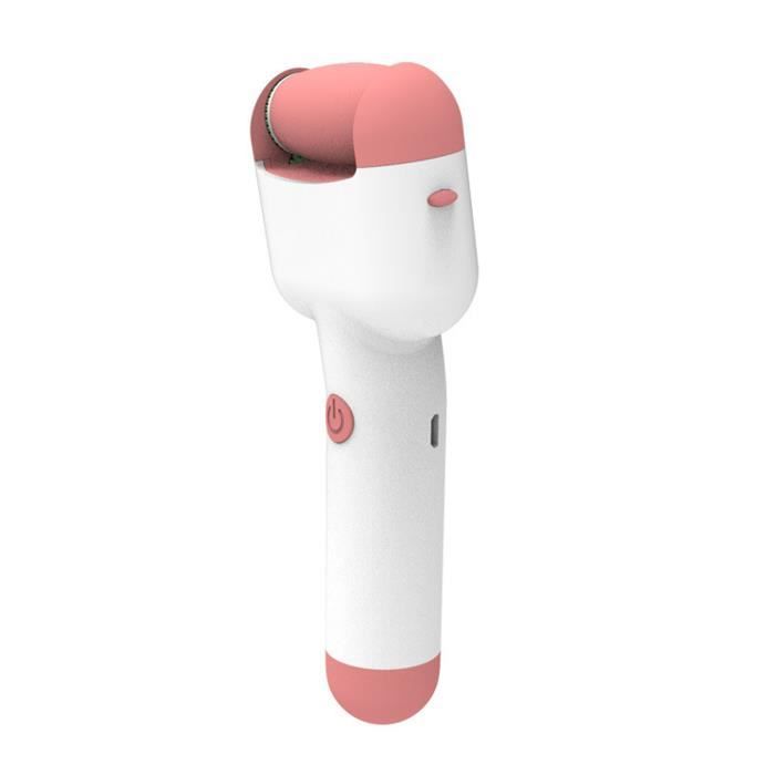 TEMPSA Râpe Pédicure électrique USB Rechargeable 3 vitesses ROSE