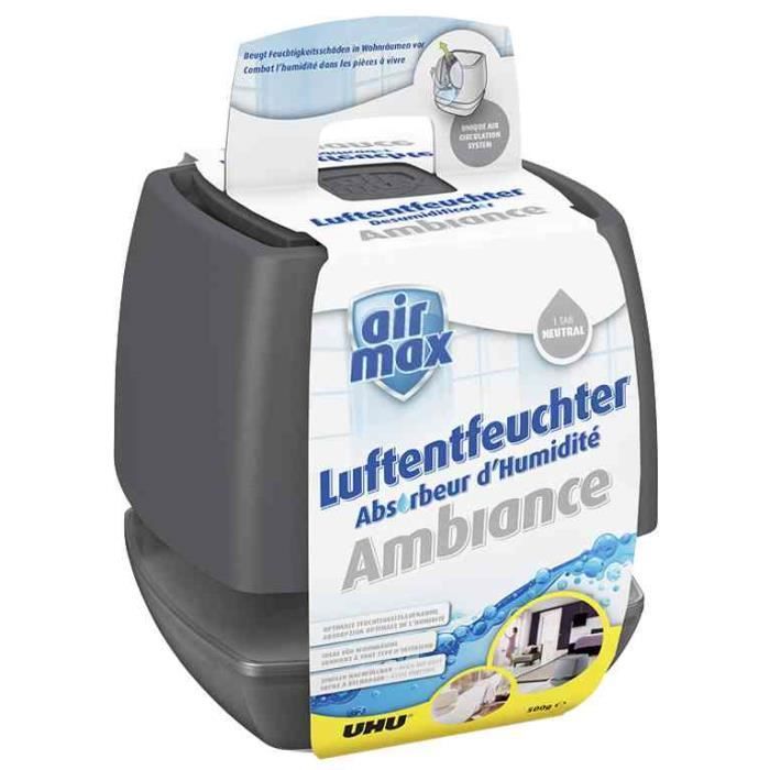 Déshumidificateur airmax Ambiance, 100 g, anthrac