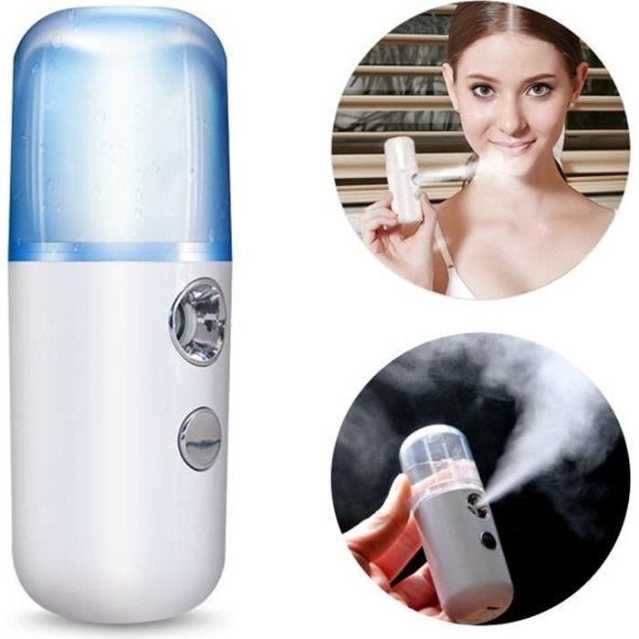 Mini Humidificateur facial USB Rechargeable Portable Nano Brumisateur Pulvérisateur de poche