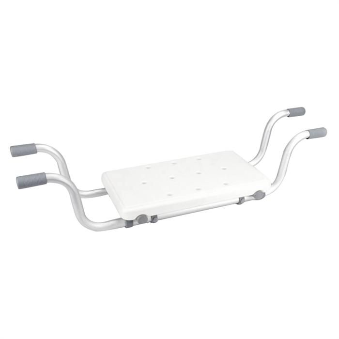 Siège De Baignoire Suspendu Réglable 73-83cm - Tabouret Bain Pour Seniors Et PMR Aluminium HDPE