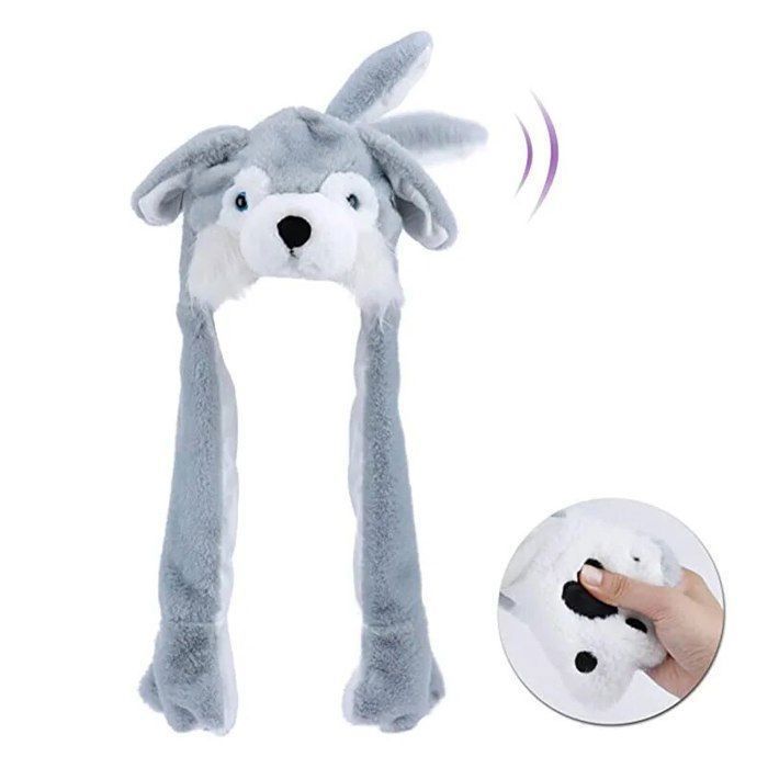 Achetez en gros un chapeau de singe en peluche douce avec oreilles mobiles, utilisation hivernale | (site web Achetez en gros un chapeau de singe en peluche douce avec oreilles mobiles, utilisation hivernale | (site web