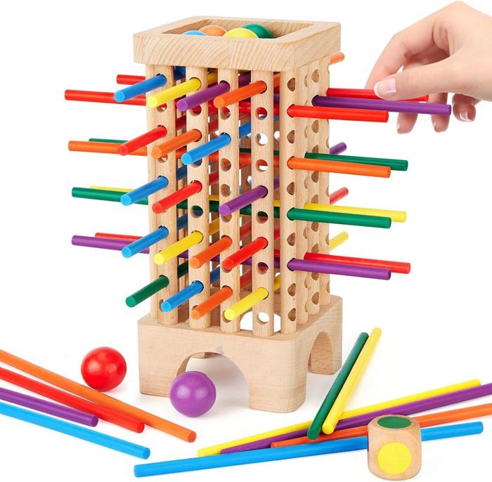 Cadeau Garcon 3 Ans Parcours Motricité Enfant Jeu Magnétique Dinosaure Montessori - Labyrinthe éducatif En Bois Jouet Fille 3 Ans