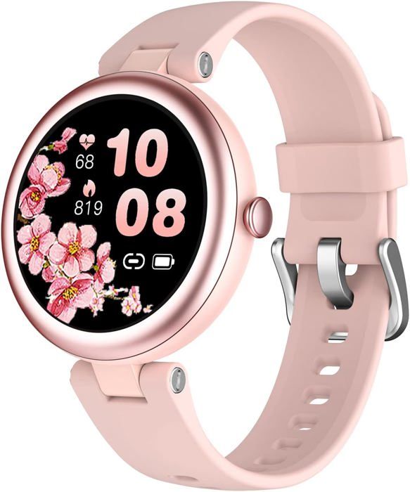 Montre Connectée Femme LIGE - Appels Bluetooth, écran 1,27", Monitoring Santé, 100+ Modes Sport - Compatible Android/iOS - 11