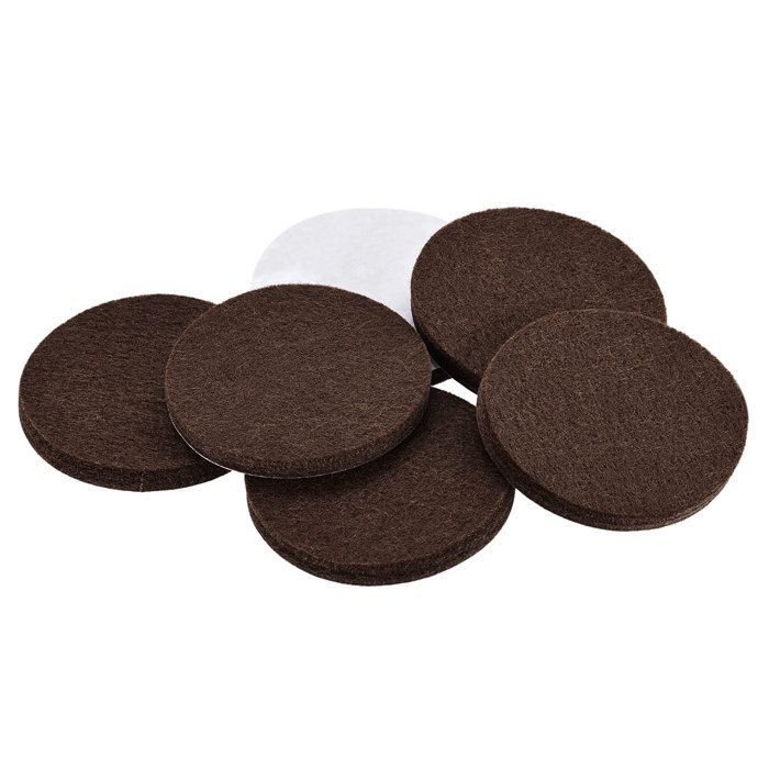 SOURCING MAP Pieds Tampon Feutre Meuble 100mm Diamètre Patin