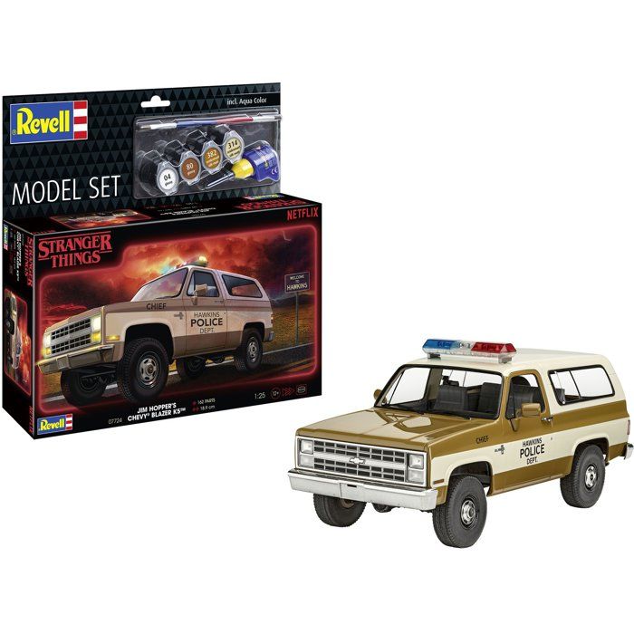 Revell Ensemble de modèles Chevrolet K5 Blazer 1985: Stranger Thing