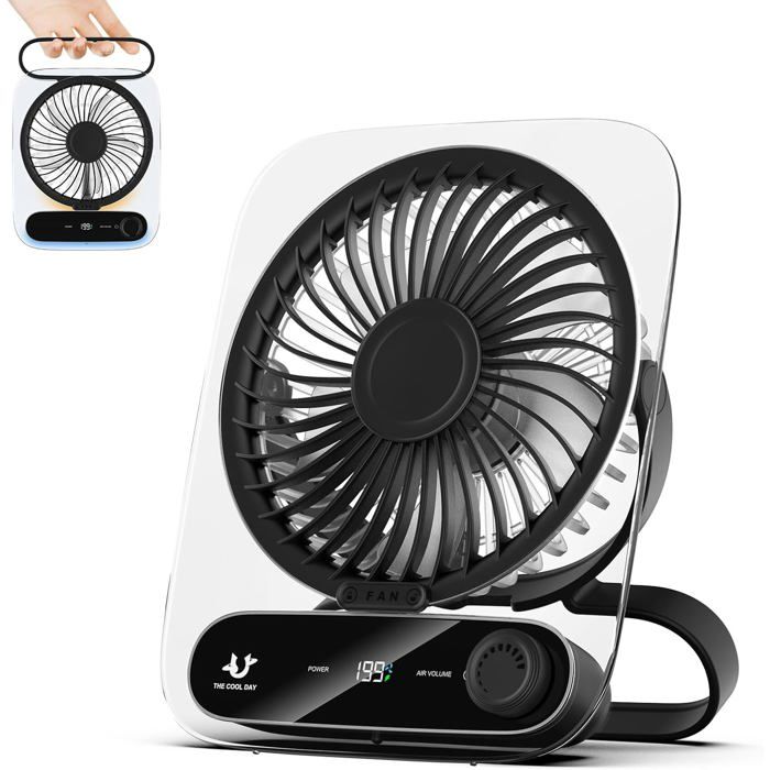 Ventilateur Silencieux 120 Mm Avec 3 Vitesses Réglables, Pour