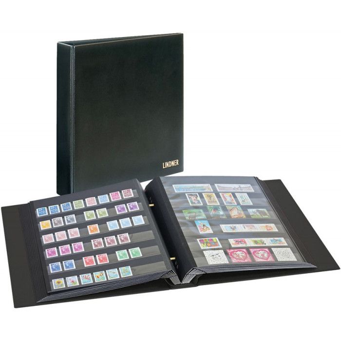 Leuchtturm 341467 Cartes D'Insertion Pour Timbres-Poste 4 Bandes PVC - 158x113 Mm Pack De 100