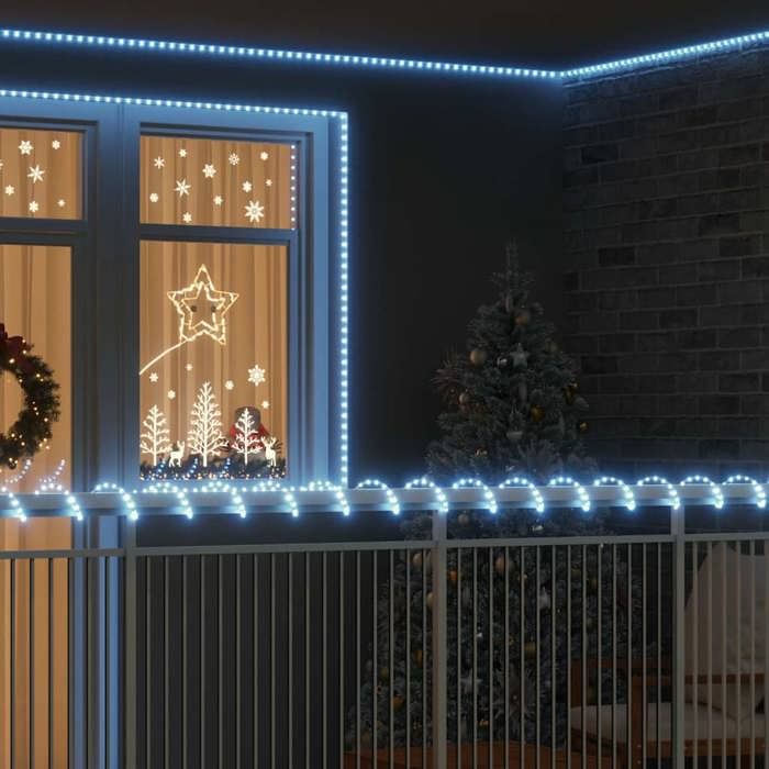 Guirlande Lumineuse LED Rouge 10 Mètres - 240 LED, PVC Souple, IP44 Pour Intérieur/extérieur - Décoration Noël, Fête, Ambiance