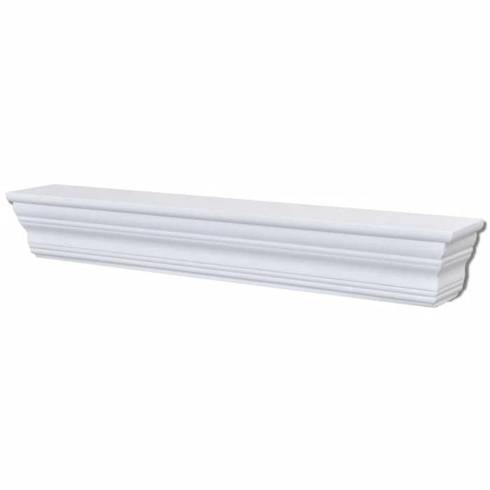 ABBO-SALE*Armoire flottante JILLS - Cabinet/ Étagères murales Aaliyah 2 pcs - Blanc SOL805309