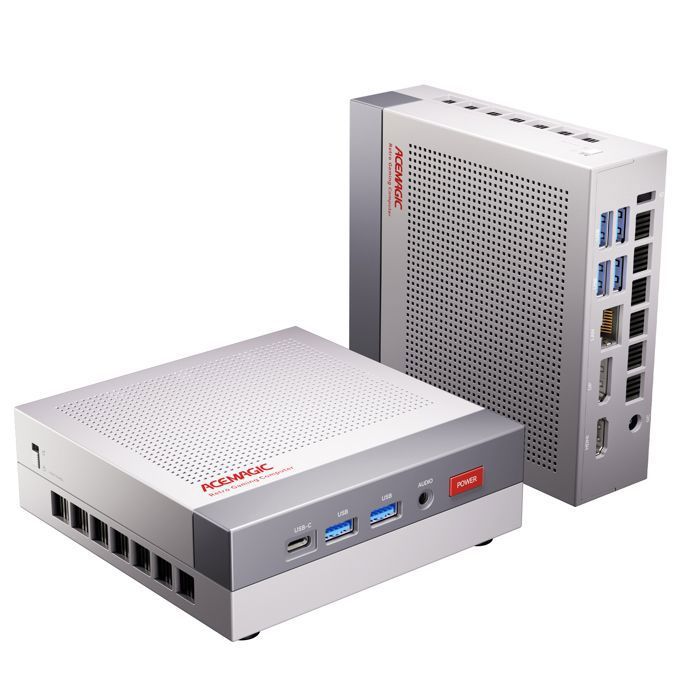 ACEMAGIC Mini PC Gaming AMD Ryzen 7 H255(jusquà 4.9GHz 8C/16T) RAM 16Go LPDDR5 ROM 512Go SSD USB4 WiFi6/BT5.2 AMD Radeon 780M